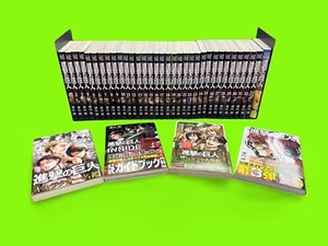 Attack on Titan Manga Vol 1 Japanese Edition Complete with All 34 Volumes - Picture 1 of 89