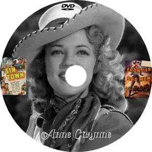 ANNE GWYNNE DOUBLE FEATURE 1942-1943 Sin Town/Frontier Badmen - Picture 1 of 2