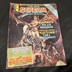 Scream #11 ¡NOSFERATU! "Mr Poe & the Raven"! Winter Special 1975 Skywald - Imagen 1 de 4
