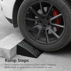Kit de rampas portátiles para ruedas de auto para remolque de auto camión bicicleta envío a EE. UU. - Imagen 1 de 7