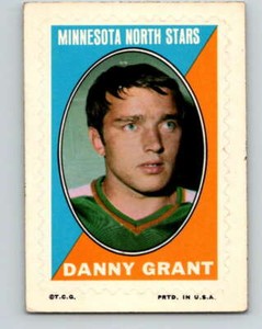 (HCW) V8667--1970-71 Topps Sticker Stamps #11 Danny Grant  Minnesota North Stars