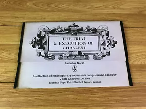 The Trial & Execution of Charles I Jackdaw No.21 Contemporary Documents & Folder - Foto 1 di 5