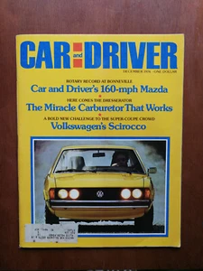 Coche y conductor diciembre 1974 Volkswagen Scirocco - Ford Pinto Squire - Datsun 824 - Imagen 1 de 2