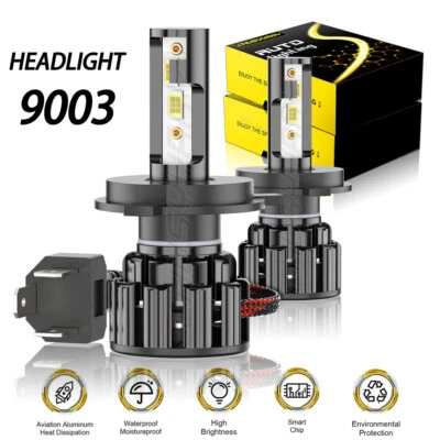 2PC FOR Subaru Forester 1998-2002 9003 H4 LED Headlight Bulbs Kit  Hi/Lo Beam - Image 1 of 4
