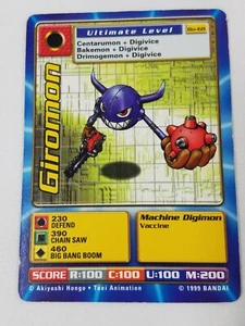 Giromon Bo-68 Digimon Digi Battle Digital Monsters Series 2 Bandai 1999 - Picture 1 of 2