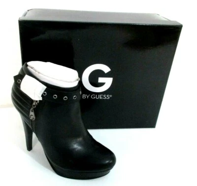By Guess Women's  Gdillyn Black Booties 5" heel Boots shoes USA size's - Image 1 of 4