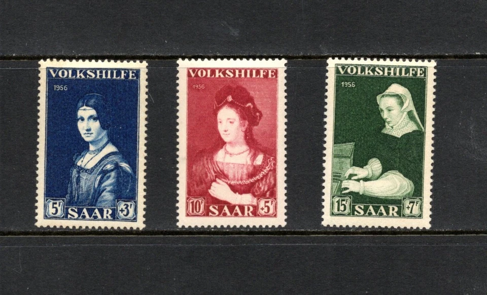 S3124   Saar   1956   Charitable works   3v.   MNH - Image 1 of 1