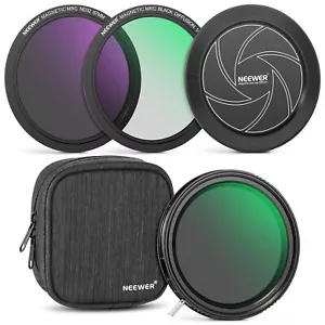 NEEWER 67mm Versatile Magnetic Filter Kit ND2-ND32 & CPL Circular Polarizing - Picture 1 of 8