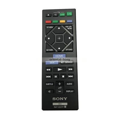 GENUINE Sony RMT-B127P Remote Control For Sony BDPS6200 BDPS1200 Blu-Ray Player - Image 1 of 3