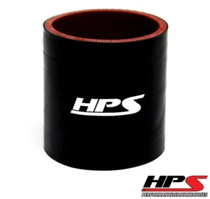3.25" 83mm HPS 4-Ply Silicone Straight Coupler Hose for Air Intake Kit BLACK - Picture 1 of 2