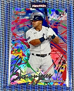 2024-25 Topps Bowman Best Showpieces Jason Dominguez BS3 RC Yankees SSP FIRE. - Foto 1 di 2