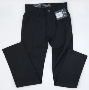 O'Neill Redlands Modern Hybrid Pants Boy's Small 8 Slim (W22") Black Stretch NWT - Picture 1 of 6