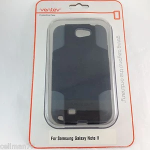 Ventev Fusion Snap Protective Case Samsung Galaxy Note II- Black/Gray OEM NEW - Picture 1 of 1