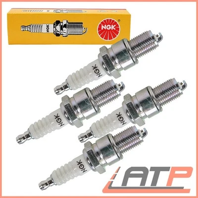 4x NGK SPARK PLUG FOR MERCEDES BENZ W123 S123 PONTON W121 190 W123 200+230 - Image 1 of 3