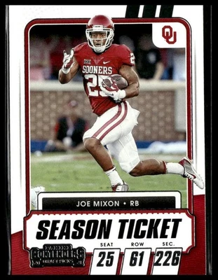 Joe Mixon 2021 Panini Contenders Draft Picks Card #62 - Image 1 of 2