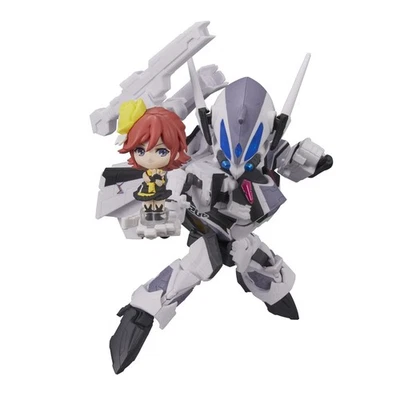TINY SESSION Macross Delta VF-31F Siegfried with Kaname Buccaneer Action Figure - Image 1 of 4