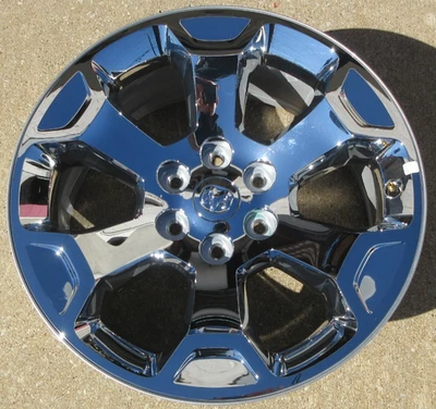 SINGLE 20 INCH WHEEL/RIM DODGE RAM 1500 2019-2025 OEM GENUINE CHROME CLAD 2680 - Изображение 1 из 2
