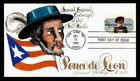 DR WHO 1982 FDC PONCE DE LEON GOLDBERG HANDPAINTED CACHET PU