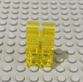 LEGO 1 Trans-Yellow Technic, Modular Connector, Part 32137, Set 8253