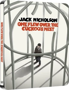 One Flew Over the Cuckoo's Nest (1975) 4K UHD & Blu-Ray Steelbook NEW - Picture 1 of 3