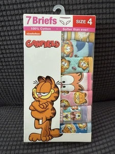 Nickelodeon Garfield Girls' Briefs 7-Pack- Multicolor - Picture 1 of 7