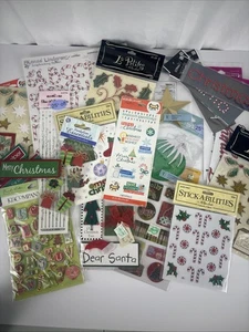Weihnachten Scrapbooking Posten Aufkleber Buchstaben Zuckerstangen Sandylion Stickeroni - Bild 1 von 8