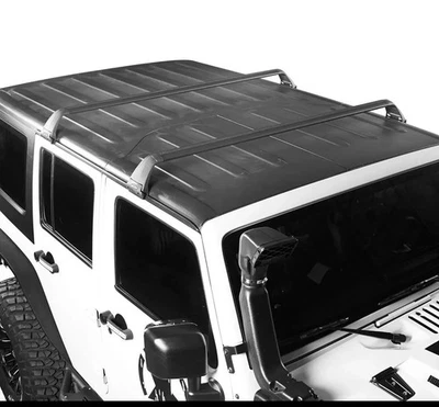 Baca de techo Hooke Road aleación de aluminio 07-23 Jeep Wrangler JK JL Jeep Gladiator JT Foto 1 de 4