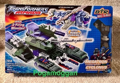 NUEVO TRANSFORMERS ARMADA CONSTRUIDO PARA GOBERNAR BTR MEGATRON & CYCLONUS Foto 1 de 4