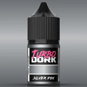 Turbo Dork: Silver Fox Metallic Acrylic Paint 22ml - Picture 1 of 2