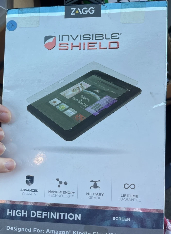 ZAGG Invisible Shield Kindle Fire - HDX 7” Screen Protector - Image 1 of 2