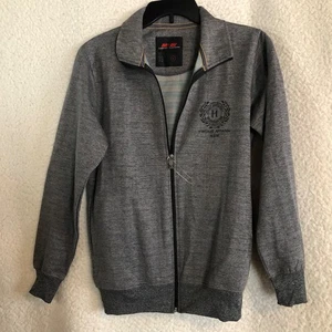 Chaqueta deportiva M&W para hombre ropa cómoda M gris manga larga cuello - Imagen 1 de 11