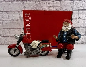 2001 Clothtique Possible Dreams Yuletide Tune-Up Motorcycle Figure 8” *MINT* - Picture 1 of 10