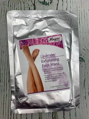 Lavender Foot Peel Mask for Cracked Heels Dead Skin Calluses Foot Mask Foot - Image 1 of 2