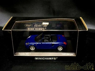 MINICHAMPS 1 43 Mini ar Toyota MR2 abriolet Blue Metallic - Image 1 of 4