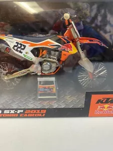 MODELLINO 1.12 MOTOCROSS KTM SXF 450 TONY CAIROLI 2019 - Foto 1 di 6