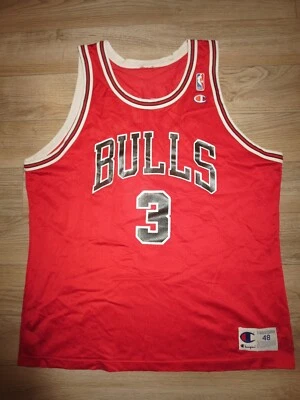 Футболка чемпиона НБА Тайсона Чендлера No3 Chicago Bulls 48 винтаж - Изображение 1 из 4