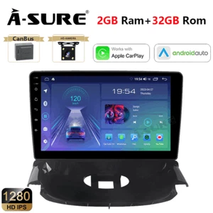 DAB+ Android 12 Autoradio CarPlay NAVI GPS Kam Für PEUGEOT 206/206 CC 1999-2009 - Bild 1 von 11