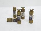 233299 Old-Stock; Bussmann Frn-R 1-1/4 Lot-5 Time Delay Fuses; 1-1/4A; 250Vac