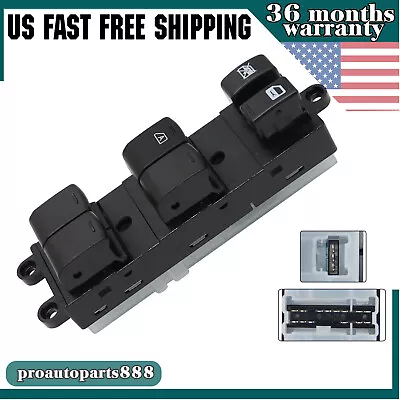 Interruptor de ventana eléctrico 641-50600L para Nissan Sentra 2008-2012 25401-ZJ60A Foto 1 de 4