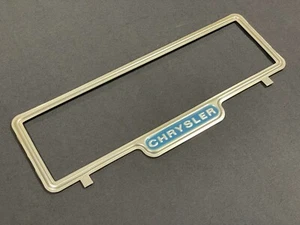 CHRYSLER PLAIN NUMBER PLATE SURROUND/FRAME **SINGLE** **5 DIGIT** - Picture 1 of 5