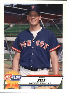 1993 Pawtucket Red Sox Fleer/ProCards #2408 Aaron Sele