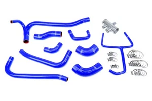 HPS Blue 3-ply Reinforced Silicone Radiator Coolant Hose Kit 57-2069-BLUE - Picture 1 of 4