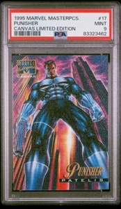 1995 Fleer Marvel Masterpieces Canvas Limited Edition Punisher #17 PSA 9 - Picture 1 of 2