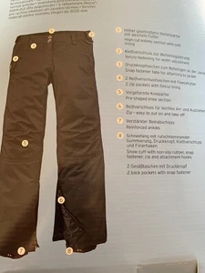 Mountain Way Snowboardhose Denim-Optik für Damen Größe 38 NEU - Bild 1 von 6