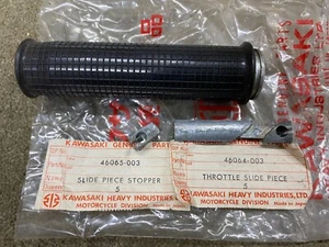 KAWASAKI NOS THROTTLE GRIP ASSY& SLIDE ASSY J1 D1 J1T J1TR J1TRL J1L M10 M11 - Picture 1 of 5