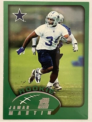 2002 Topps Jamar Martin Rookie RC #357 Football Dallas Cowboys - Image 1 of 2