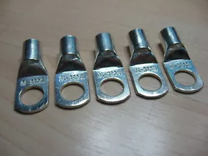 Lote de (5) terminales de anillo de batería de 25 mm² 4 AWG 3/8" M10 #E71CMM - Imagen 1 de 5