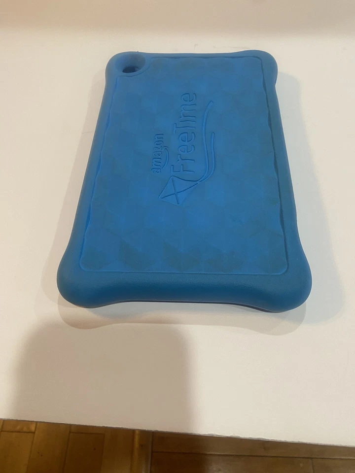 Capa protetora azul para um tablet Amazon tempo livre  - Imagem 1 de 4