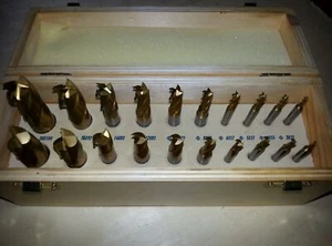 20 piece 2 & 4 Flute End Mill Set TiN Coated - Metric - Picture 1 of 1
