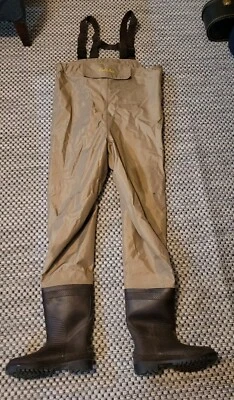 Cabelas Fly Fishing/Chest Waders with Insulated Rubber Boots - 83-0090 - Image 1 of 4